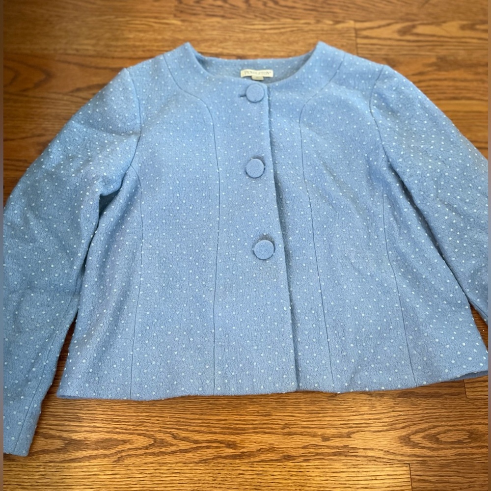 Pendleton Cropped Jackie-O Style Jacket - image 2